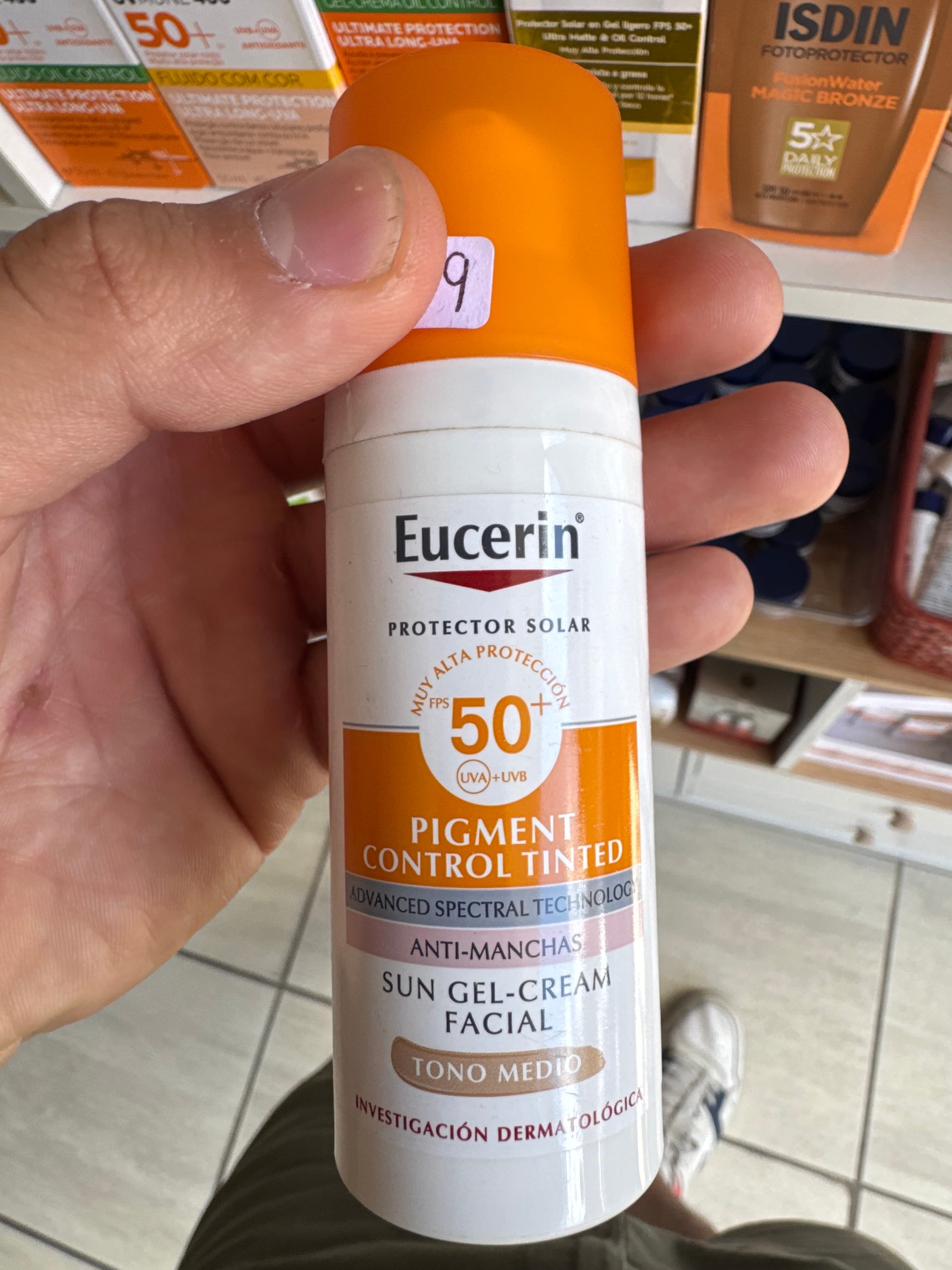 Bloqueador antipigment 50Fps de EUCERIN