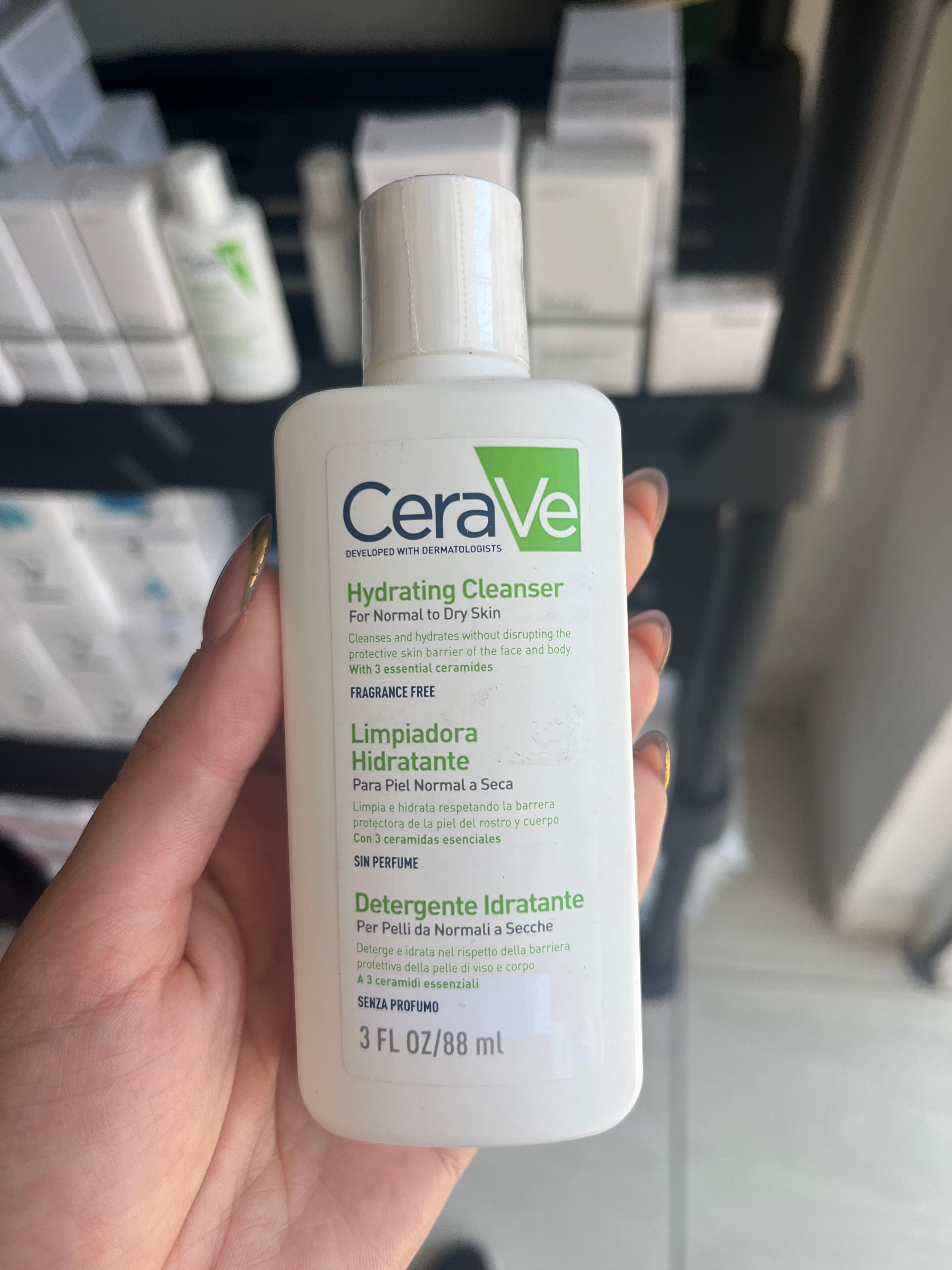 Limpiadora hidratante de CERAVE