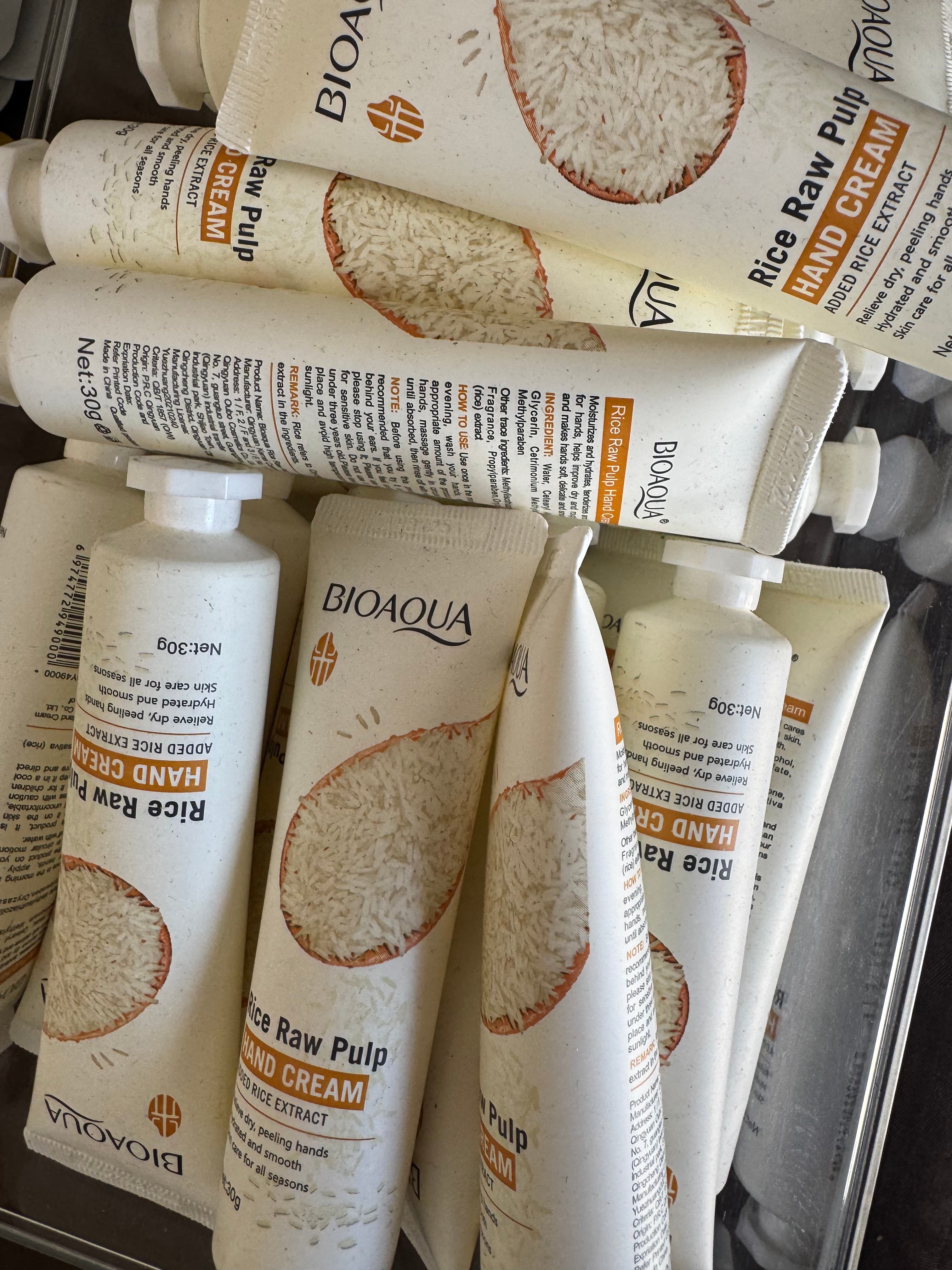 crema de arroz de BIOAQUA