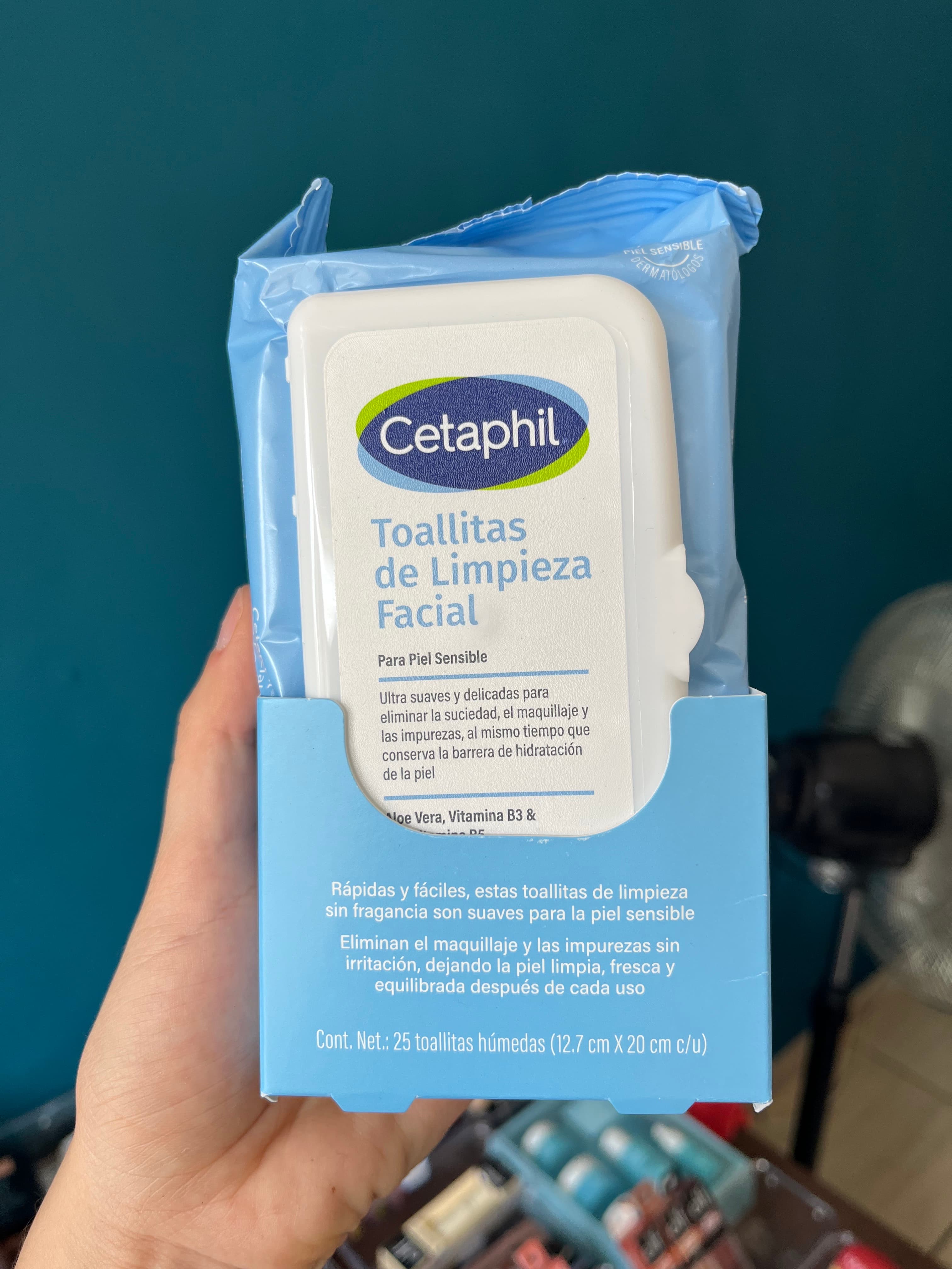 Toallitas de limpieza facial de CETAPHIL